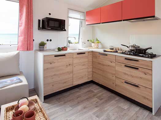 kitchen - large mobile home for 6 people Le Touquet